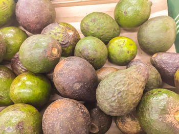 Full frame shot of fruits for sale at market stall