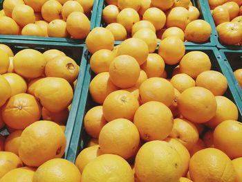 Full frame shot of fruits for sale in market