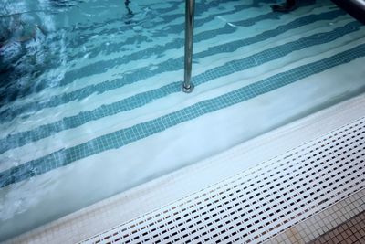 Stairs in the pool