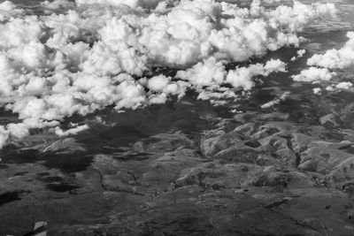 Full frame shot of land against sky