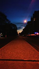 Road at night