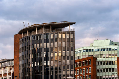 Low angle view of building against sky