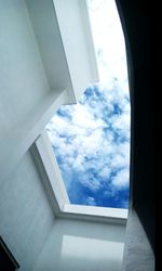 Low angle view of building against sky
