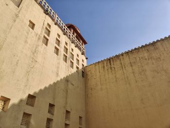 Low angle view of building against sky