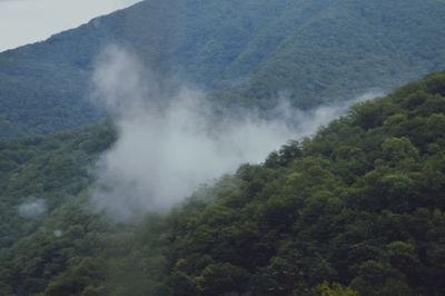 Scenic view of mountains