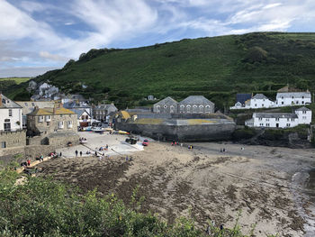 Over the bay at port isaac