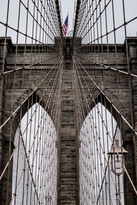 View of suspension bridge