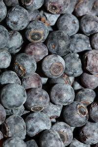 Full frame shot of blueberries