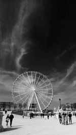 Ferris wheel at amusement park