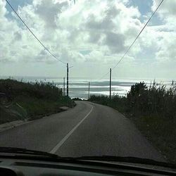 Car on road against sky