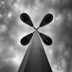 Low angle view of cloudy sky