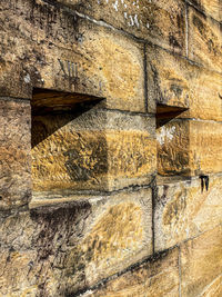 Full frame shot of stone wall