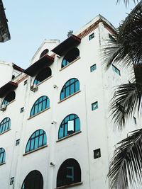 Low angle view of building against sky