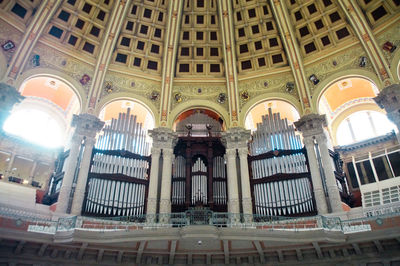 Low angle view of historical building