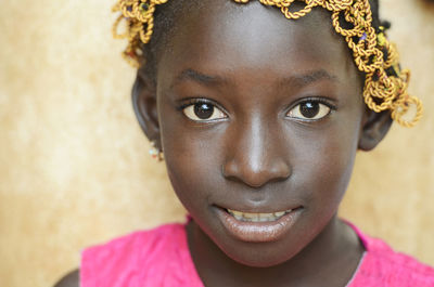 Close-up portrait of girl