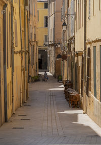 Street amidst buildings in city