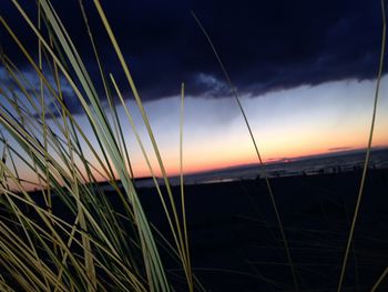 Scenic view of sky at sunset