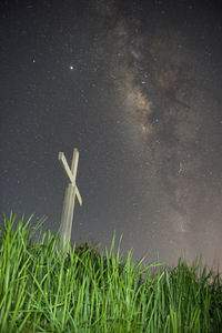 Scenic view of star field at night