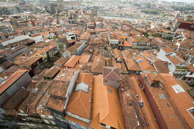 High angle view of cityscape