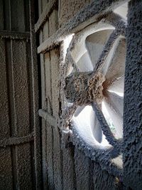 Close-up of old building