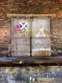 Brick wall with brick wall