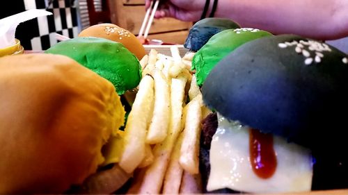 Close-up of human hand