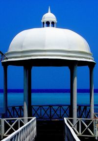 Built structure against blue sky