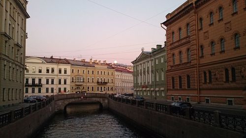 View of buildings in city