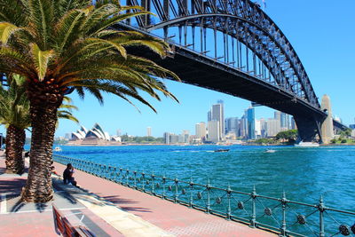 View of city at waterfront