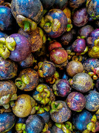 Full frame shot of mangosteen