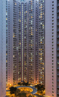 Full frame shot of modern buildings in city