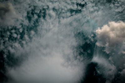 Low angle view of clouds in sky