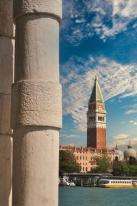 Tower of building against sky