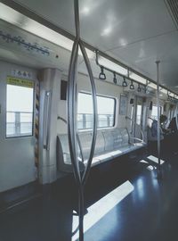 Interior of train