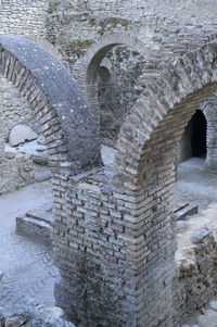 View of old ruin building