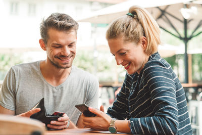 Young man using mobile phone