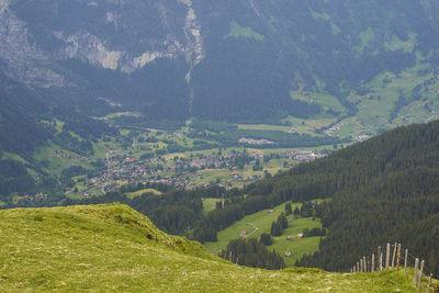 Aerial view of landscape