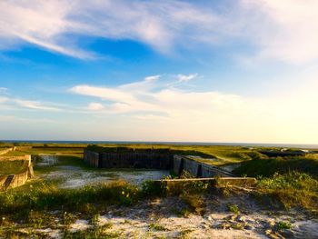 Fort pickens against sky