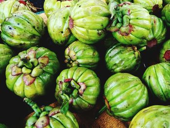 Full frame shot of fruits for sale in market