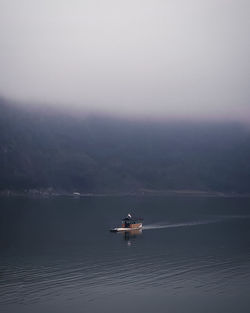 Fishing boats in dieng villages