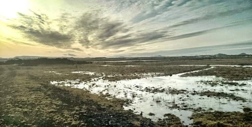 Scenic view of landscape against sky