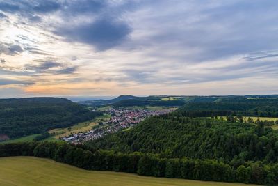 Scenic view of landscape against sky