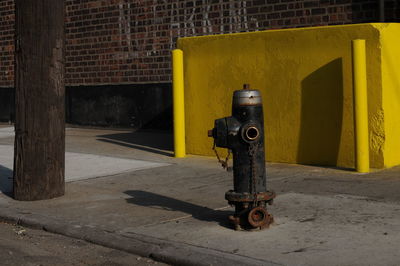 Fire hydrant on footpath