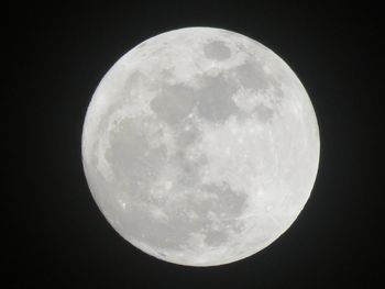 Scenic view of moon against sky at night