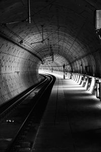 View of subway station