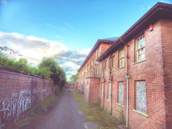 Alley amidst buildings