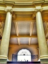 Low angle view of columns