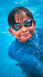 Smile during swimming break