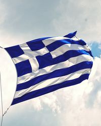 Low angle view of cloudy sky