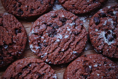 Full frame shot of cookies